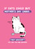 Funny Mothers Day Card - From The Cat - If Cats Could Buy Mother's Day Cards They Wouldn't created by Inky in the Wild