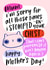 cat stomped Mothers Day Card 7614 created by Chelsey Adams
