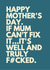 con't can't Mothers Day Card 28031 created by Redrakoon