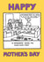 Hilarious Mother's Day card for a dog mum created by Off The Leash Cartoons by Rupert Fawcett