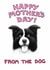 collie adult Mothers Day Card 1950 created by Off The Leash Cartoons by Rupert Fawcett