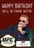 Fun Birthday Card - Connor Mcgregor - You'll Do Fookin Nuttin' created by John Wood
