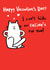 can't hide feline Valentines Day Card 39097 created by Hew Ma
