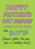 Cute Mother's Day card for an expectant mum created by Happy Octopus by Rupert Fawcett