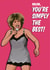 Simply the best Tina Turner Mum card created by All Things Banter