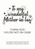 mother in law funny Mothers Day Card 5101 created by Silly Prints