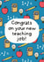 teaching adult New Job Card 9186 created by Bronte Laura Illustration