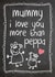 Cute Mothers Day Card - Mummy - Peppa Pig - Mummy I Love You More Than Peppa created by Mad Philomena