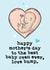 everymummumstobe adult Mothers Day Card 6009 created by Mrs Best Paper Co.