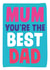 single mum best Mothers Day Card 3050 created by Dean Morris Cards