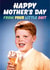 Rude Mothers Day Card - Mum - Ice Cream - Happy Mothers Day From Your Little Shit created by Dean Morris Cards