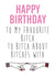 favourite bitch Birthday Card 16668 created by Waffle & Faff