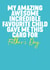 amazing awesome Father's Day Card 30516 created by Filthy Sentiments