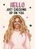 Beyonce Thinking of you Card 40666 created by Bubble&Cheek