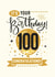 Congratulations 100th Birthday Card created by Little Red Cherry