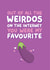 Funny Internet Dating Weirdo Card created by Inky in the Wild
