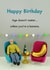 ageing cheese Birthday Card 11533 created by Bold & Bright Cards