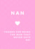 Cute Mother's Day Card for your Nan, Grandma, Grandmother created by Billy Claridge
