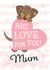 mum dachshund Mothers Day Card 32843 created by Rulu