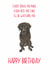 brown labrador every snack Birthday Card 14180 created by Sarah Maddox