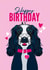 Cocker Spaniel Birthday Card from the Dog created by Diva Doodle Designs