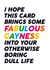 fabulous gayness Birthday Card 3058 created by Dean Morris Cards