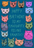 cat favourite Birthday Card 13183 created by drawnonna