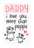 Cute Fathers Day Card / Birthday Card - Daddy - Peppa Pig created by Mad Philomena