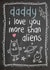 aliens chalkboard Father's Day Card 39347 created by Mad Philomena