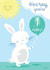 hooray rabbit Birthday Card 14857 created by Dinky Rouge