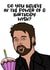 Jonathan Frakes Beyond Belief Birthday Card created by Charles Makes