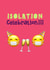 Isolation celebration - champagne card created by Ha! Go on then