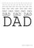 shouting yelling Father's Day Card 32715 created by Charlotte Dreyer