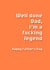 Rude Typography Fathers Day Card - Dad - Well Done Dad, I'm A Fucking Legend created by Potty Mouth
