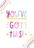 You've got this card created by Joanne Hawker