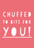 chuffed bits Congratulations Card 9862 created by Heather Alstead Design LTD