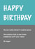 cv2020 bugger Birthday Card 33157 created by Monty and Tom
