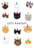 pawtay cat Birthday Card 9864 created by Heather Alstead Design LTD