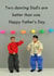 dancing gay Father's Day Card 11561 created by Bold & Bright Cards