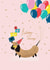 sausage dog Birthday Card 10263 created by Forever Funny