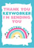 KEYWORKER KEY Thank You Card 30563 created by Filthy Sentiments