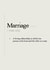 Funny wedding card - Dictionary definition created by DayCards