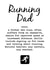 Fathers Day Card for Runner - Running Dad - Funny Running Card created by Worry Less Design