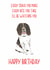 spaniel watching Birthday Card 14195 created by Sarah Maddox