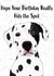 illustration dalmatian Birthday Card 17174 created by Honey and Blondie Illustrations