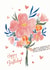 Flower Bouquet Happy Birthday Card created by Sorina Bogiu