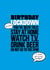 Lockdown Birthday card for Dads, Fathers. created by Pendrea Noye