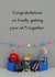 finally shit Congratulations Card 11568 created by Bold & Bright Cards