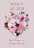 Floral wedding card for postponed date created by Love Lila Photography