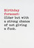 forecast older Birthday Card 12166 created by Brainbox Candy